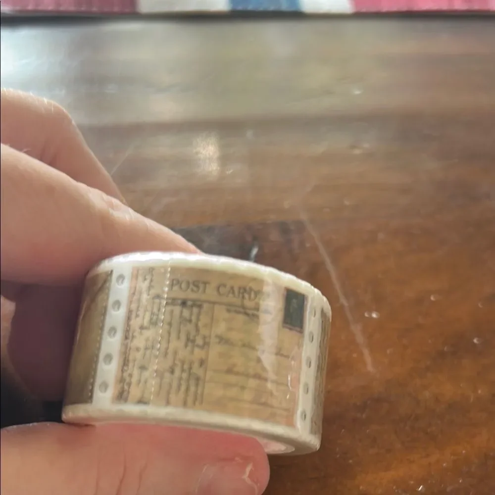 Decorative Washi Tape - Pink and Cream